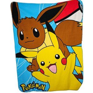 Pokemon Northwest Fleece Pikachu 48" x 36" Blanket Year 2016